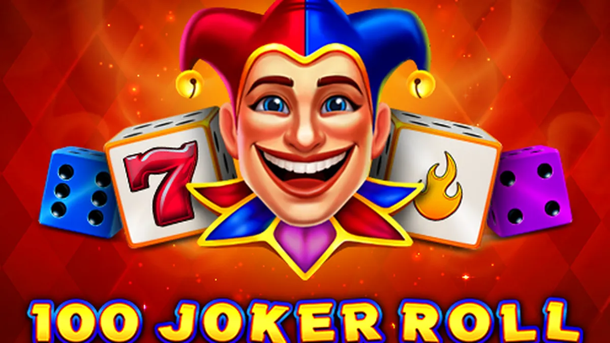 Tampilan antarmuka permainan slot 100 Joker Roll